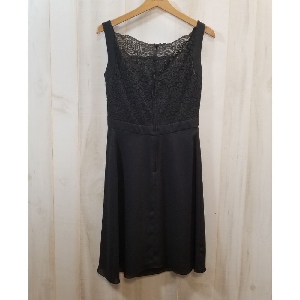 Morton Myles Saks Black Lace Party Dress 4 SFA - Picture 2 of 4